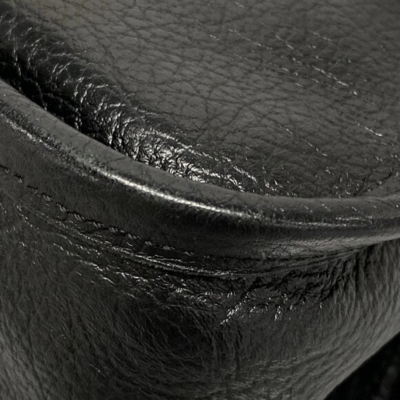 Auth CHANEL 2.55 - Black Leather Shoulder Bag - Picture 3 of 16